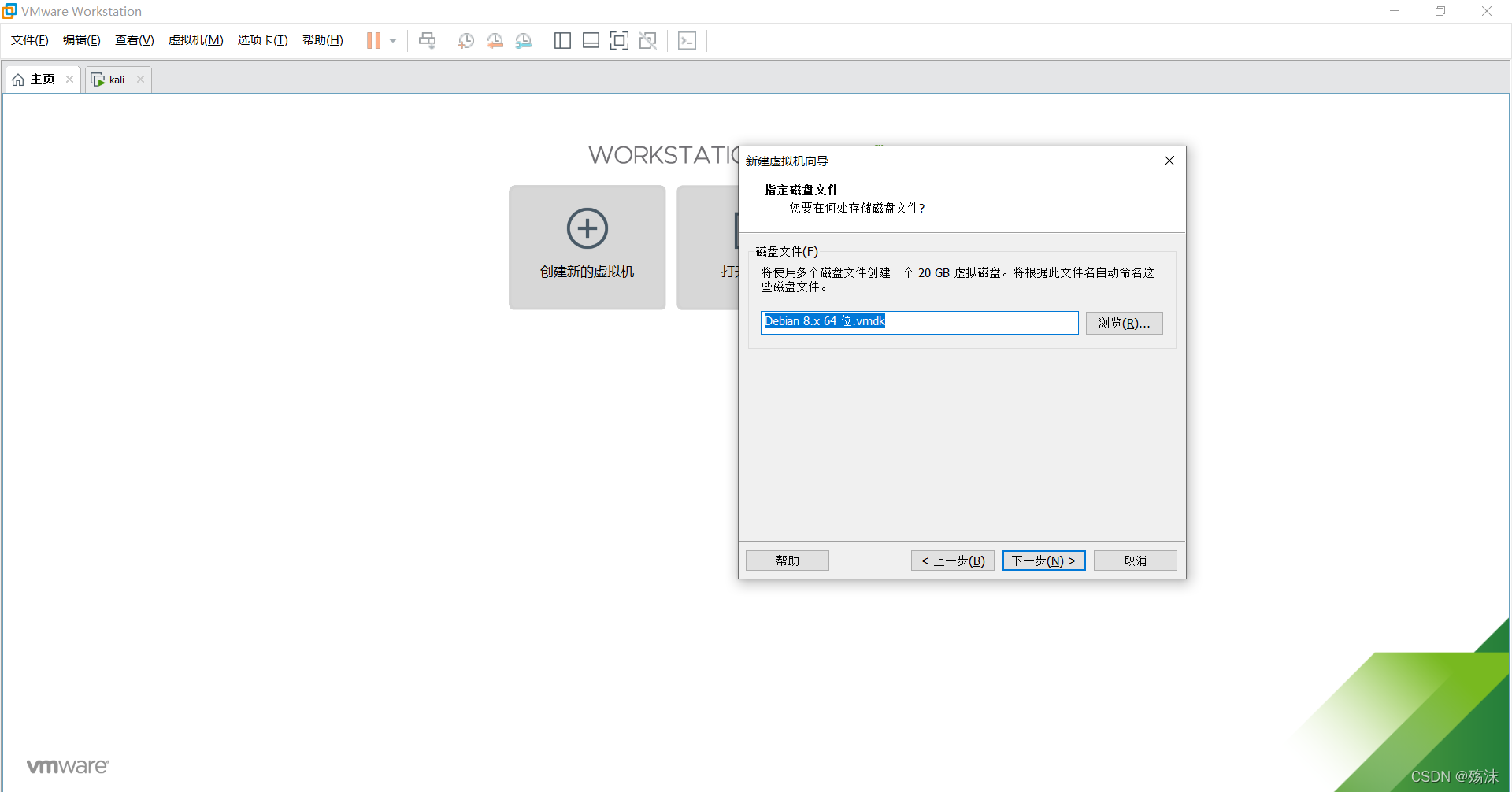 虚拟机如何安装kali